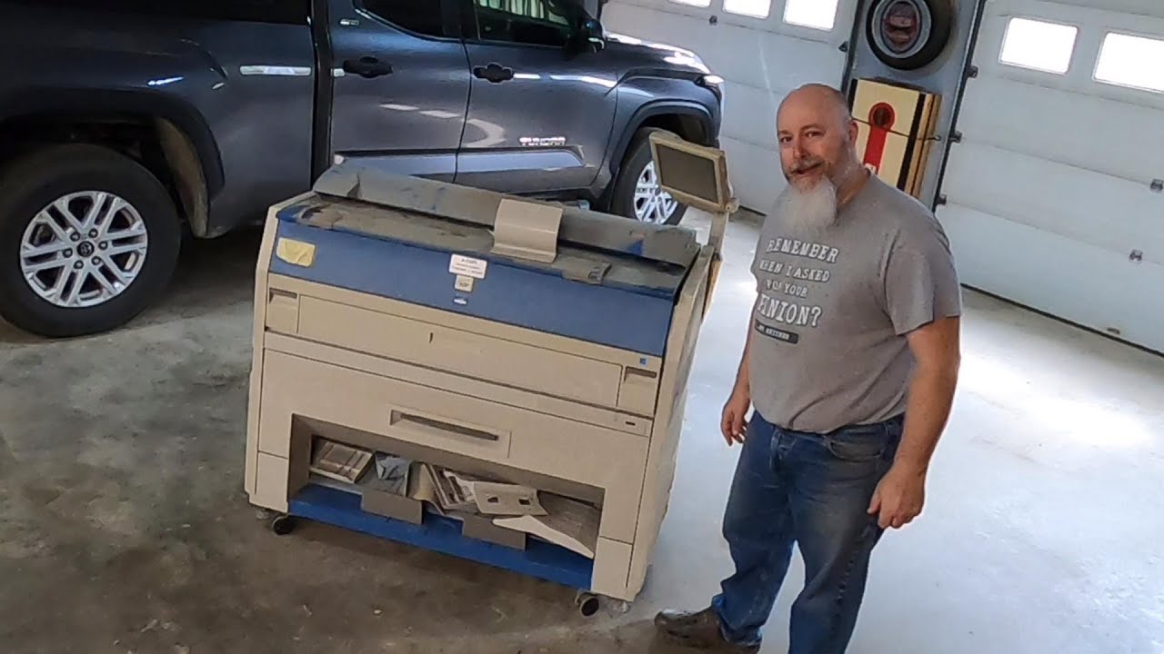 Scrapping Out & Recycling a Blueprint Printer