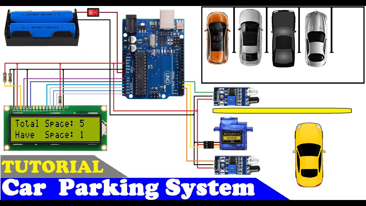 How to make a Car Parking System using Arduino and IR Sensor