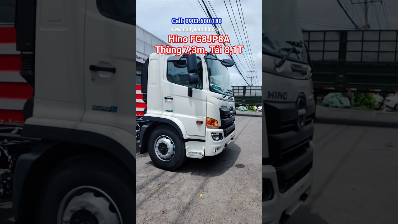 Hino FG8JP8A th&ugrave;ng 7,3m. tải h&agrave;ng 8,1 tấn #shorts #hinofg