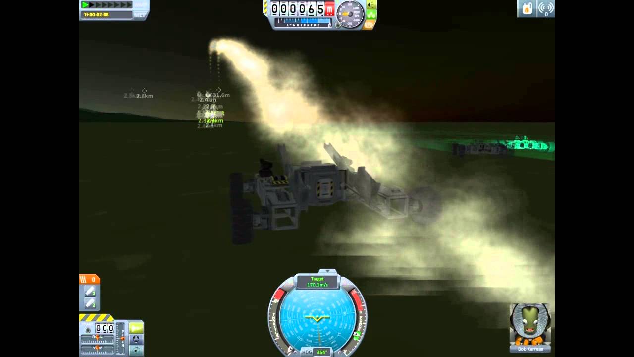 KSP - Mods: BDArmory (And others) Clips