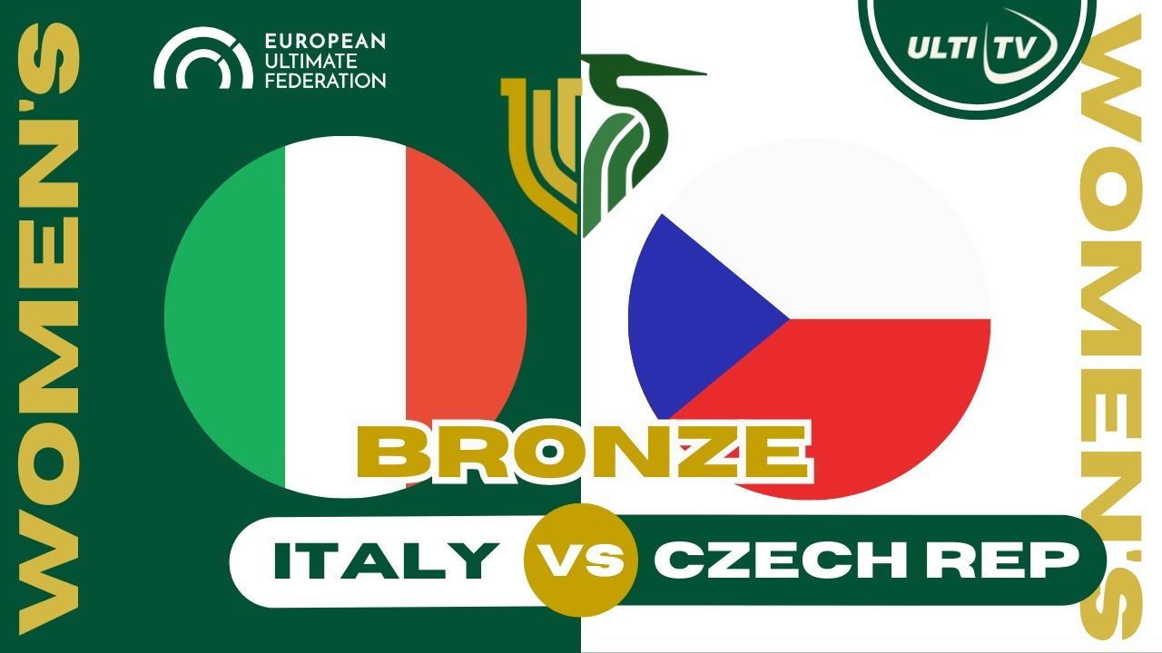 Czech Republic vs Italy — 🥉 WOMEN'S Bronze Medal — European Ultimate Championships #EUC2023