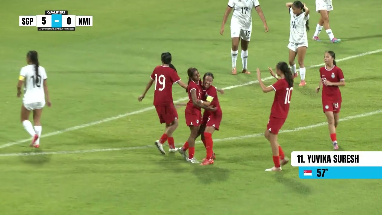 AFC U17 Women's Asian Cup Qualifiers Highlights: Singapore 11 - 0 Northern Mariana Islands