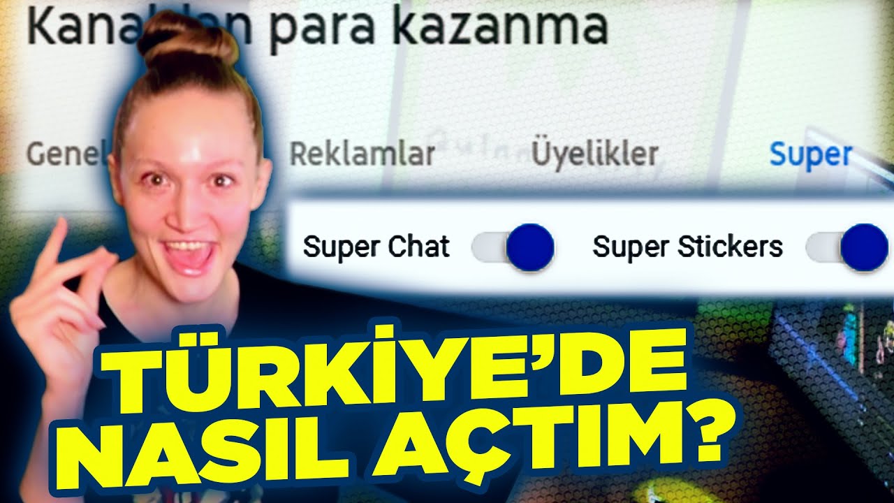 TÜRKİYE SUPER CHAT & STICKERS NASIL AÇILIR?👍 (PANELİ GÖRÜNÜR HALE GETİRME!) | YouTube PARA KAZANMA
