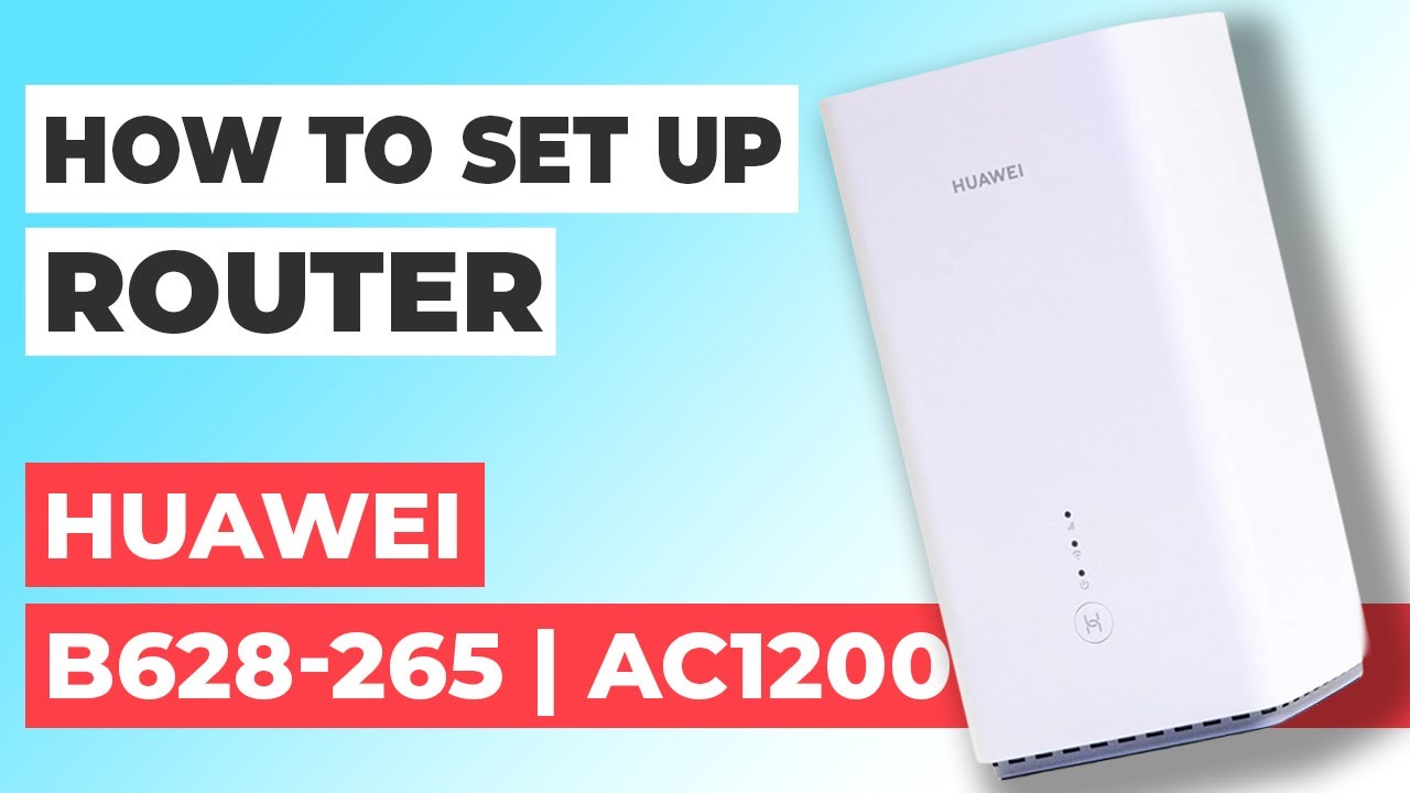 ✅ Jak skonfigurować Huawei B628-265 | Jak skonfigurować router WiFi Huawei B628-265