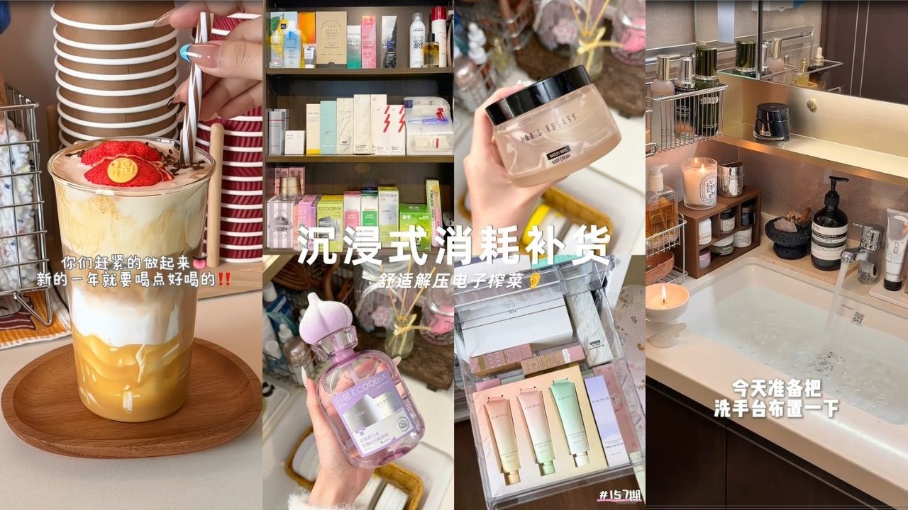 Satisfying Skincare Replenishment & Unboxing🎀 | Immersive Bathroom Renovation | Peanut Latte✨