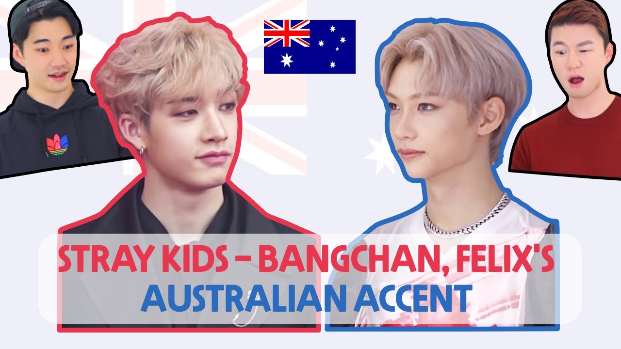 Реакция австралийца на Банчана из Stray Kids и австралийский акцент Феликса