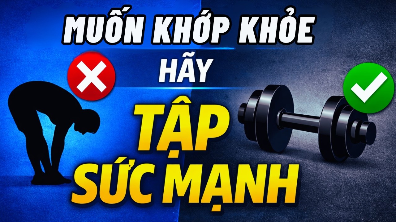 Muốn Khớp Khỏe, Đừng Chỉ Kéo Giãn – Hãy Tập Sức Mạnh Trước