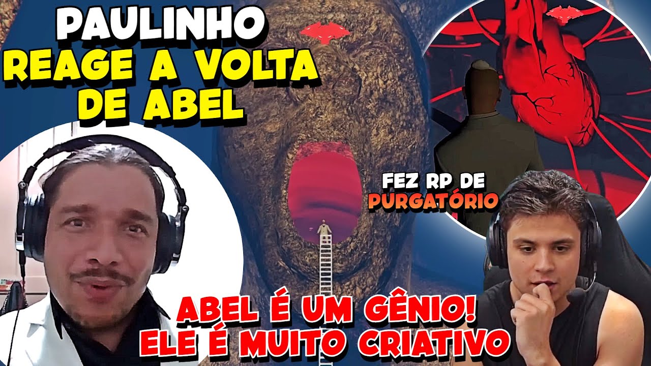 PAULINHO LOKO REAGINDO A VOLTA de ABEL para CAPITAL CITY😱🔥NÃO ACREDITOU!