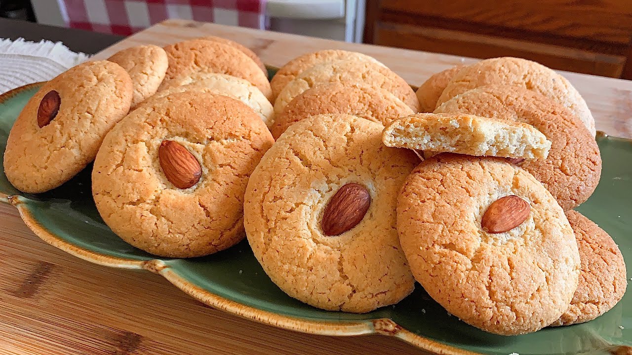 GALLETAS  de ALMENDRAS FACIL Y DELICIOSAS!!