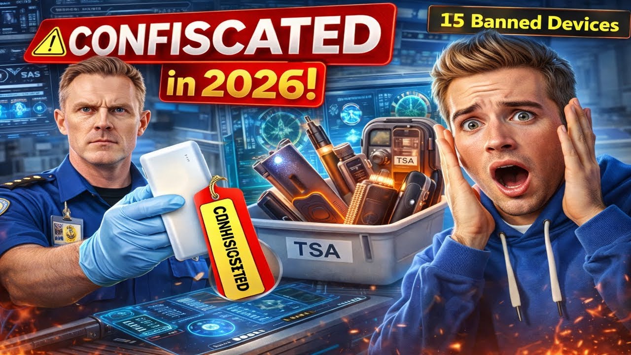 TSA will confiscate these 15 Electronics in 2026