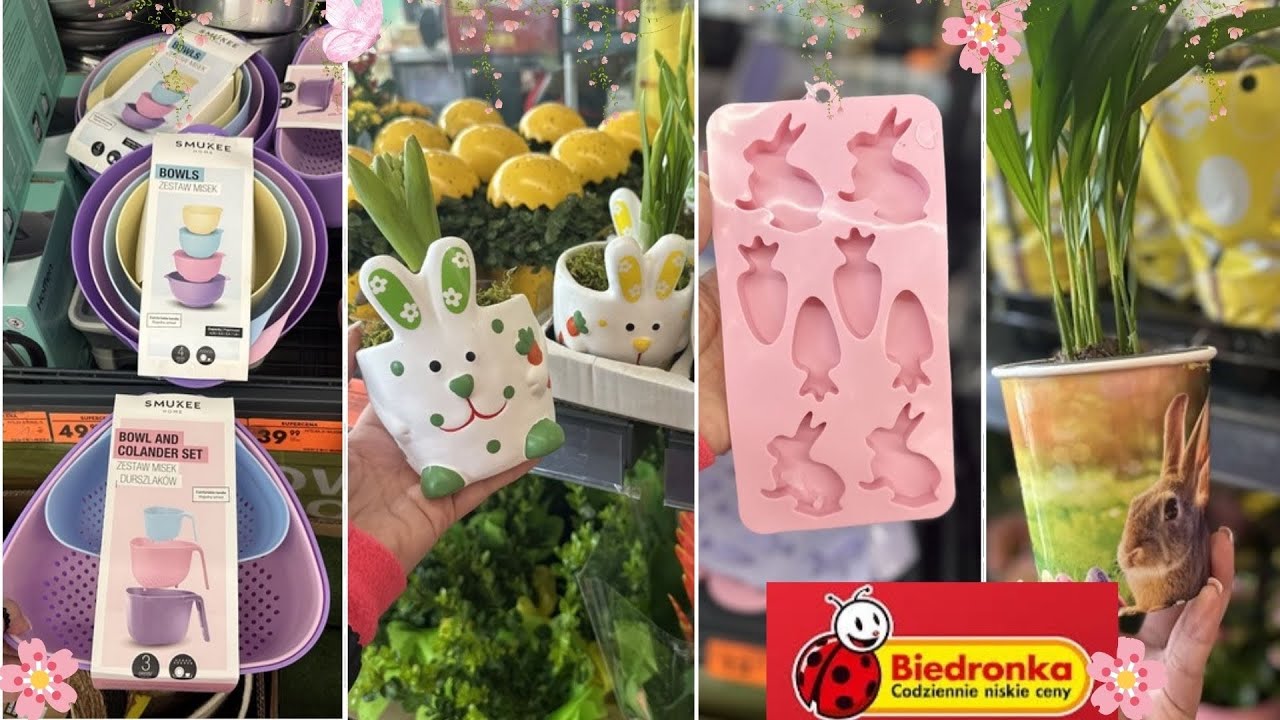 BIEDRONKA 🌸 NOWOŚCI cudne wielkanocne KWIATY 🌸💖 akc. kuchenne & promocje -70% & HITY do KUCHNI 🍳💖