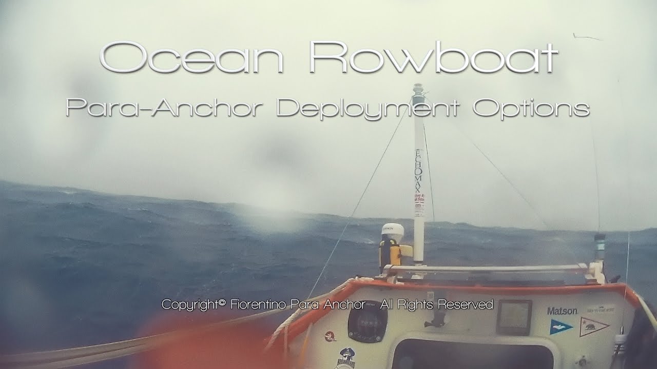 Ocean Rowing Parachute Sea Anchor Training
