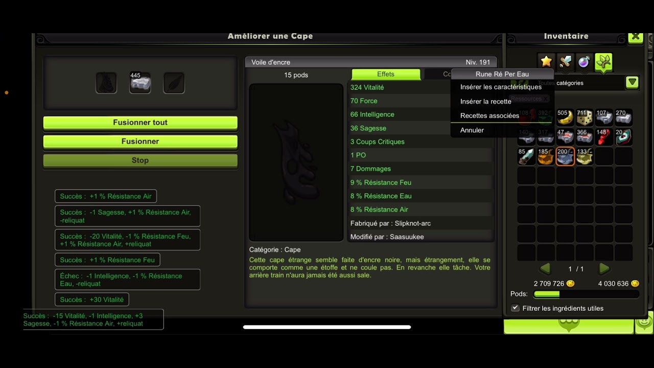 2/Session Fm (Voile d’encre c chaud) #dofustouch Partie 3
