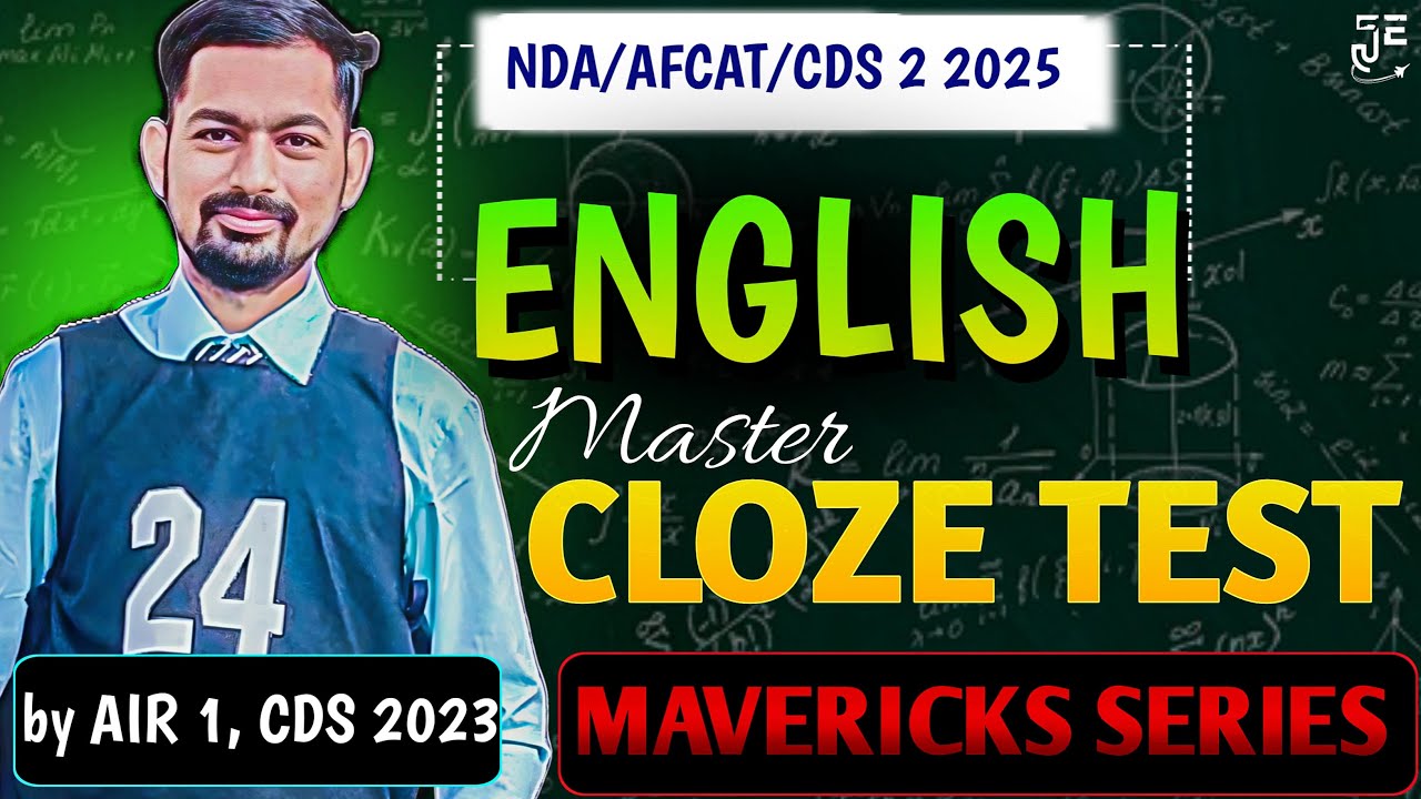 How To Solve Cloze Test || Target 10/10 - With PYQs || For CDS/NDA/AFCAT 2 2025 || By UPSC CDS AIR 1
