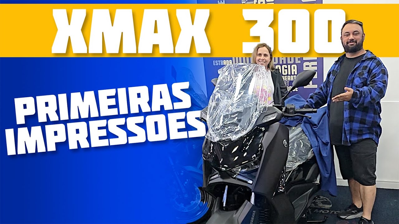 XMAX 300 em ação! Primeiras Impressões