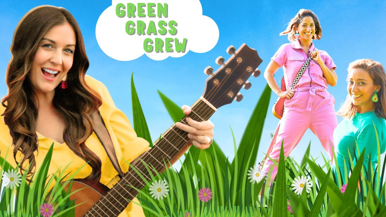 Green Grass Grew All Around - Tiptoe Giants | Teaching Song for Kids
