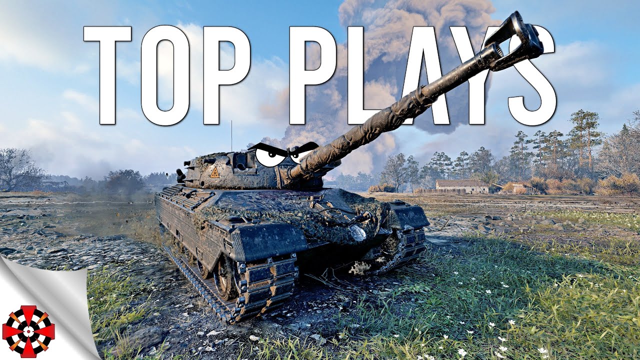 World of Tanks - TOP PLAYS! #55 (WoT replays - Kampfpanzer 50t, Bourrasque gameplay)