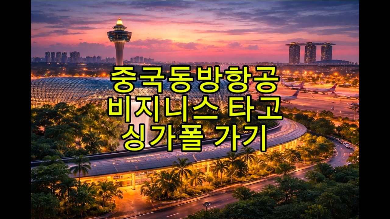 중국동방항공 비즈니스 탑승기(인천-상하이-싱가폴) MU0543, MU0568 편 입니다. / 인천 1터미널 대한항공 라운지 / 상하이 무료환승호텔  / 싱가폴 창이 라운지