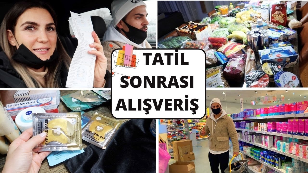 TATİL SONRASI İLK ALIŞVERİŞ🛍🛒 ⎢ALMANCILAR