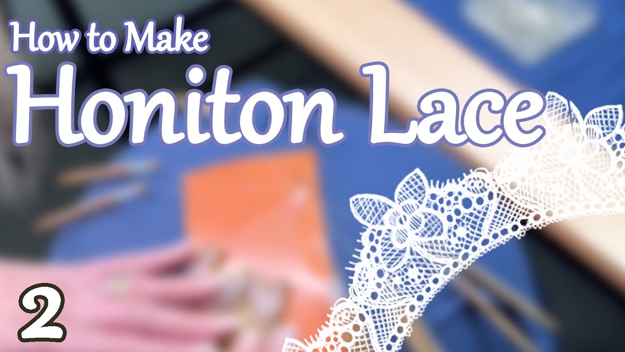 How to Make Honiton Lace - Lesson 2 (Pearls, Roll and Tie & Straight Start)