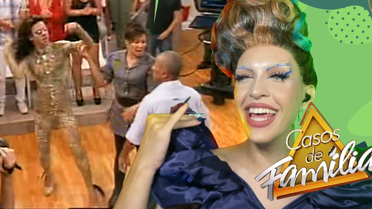 Drag queens se humilhando pra ganhar 150 reais no casos de família
