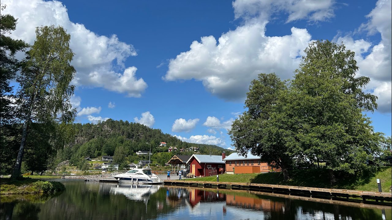 Lunde i Telemark - Telemarkskanalen - Drone video