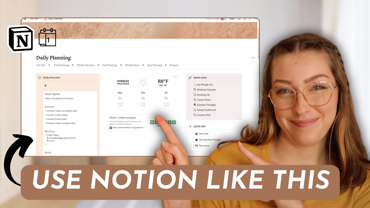 My STRESS-FREE Daily Routine with Notion