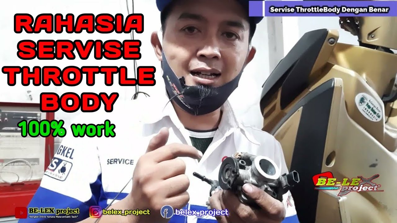 SERVISE THROTTLE BODY DENGAN BENAR !! [ Mekanik Yamaha ]