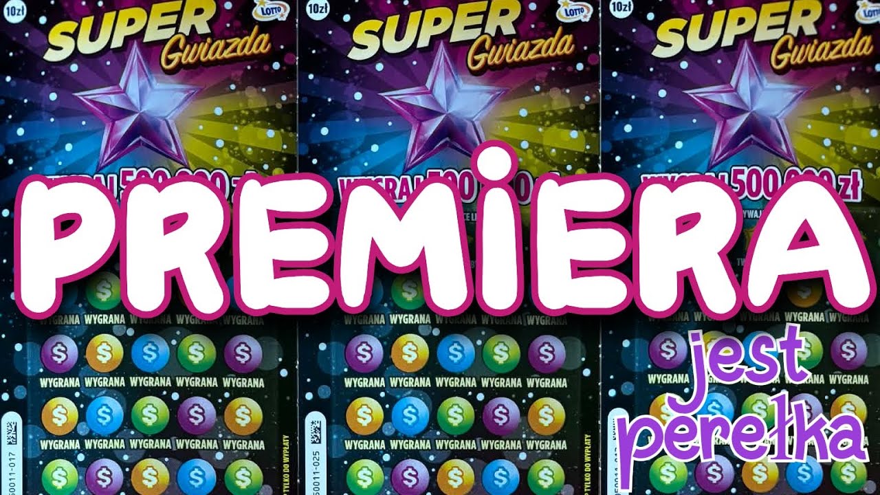 Premiera zdrapki SUPER GWIAZDA 🤩 Sypnęło portfelami 👛 Perełka znaleziona 🤩 #zdrapki #lotto 