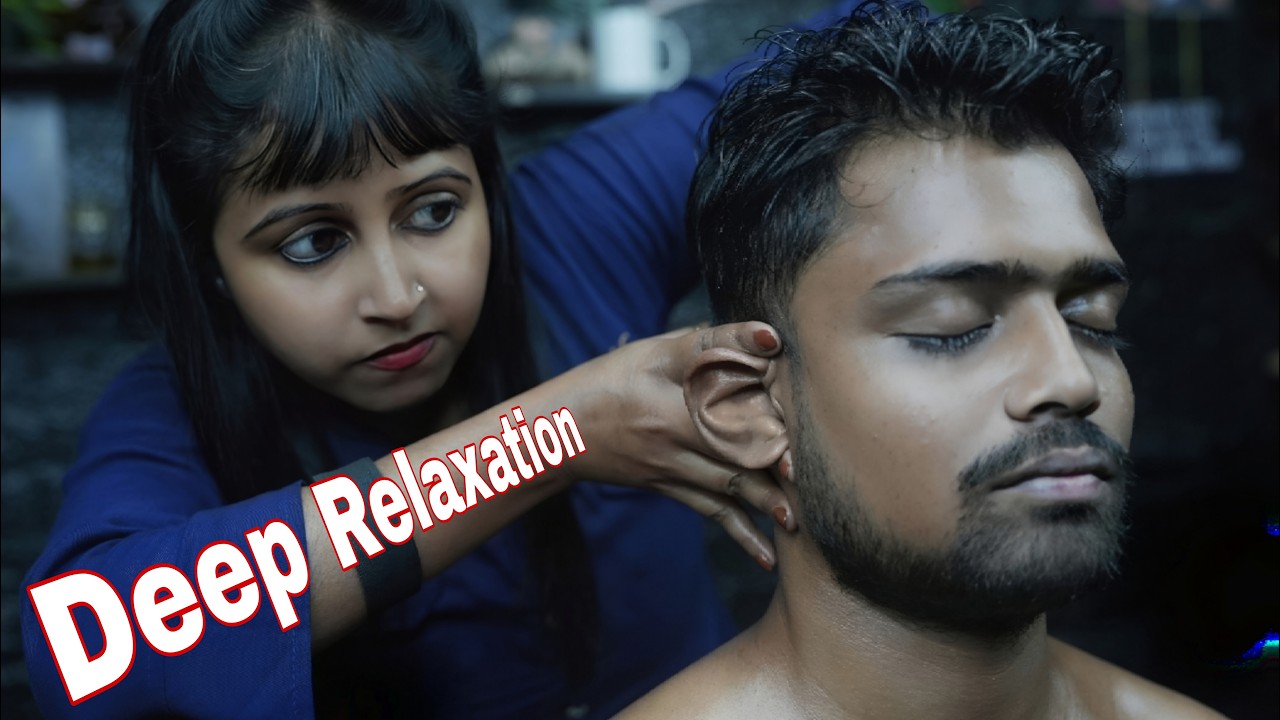 Experience Deep Relaxation: Chaitali Barber's Signature ASMR Head Massage For Deep Relaxation #asmr