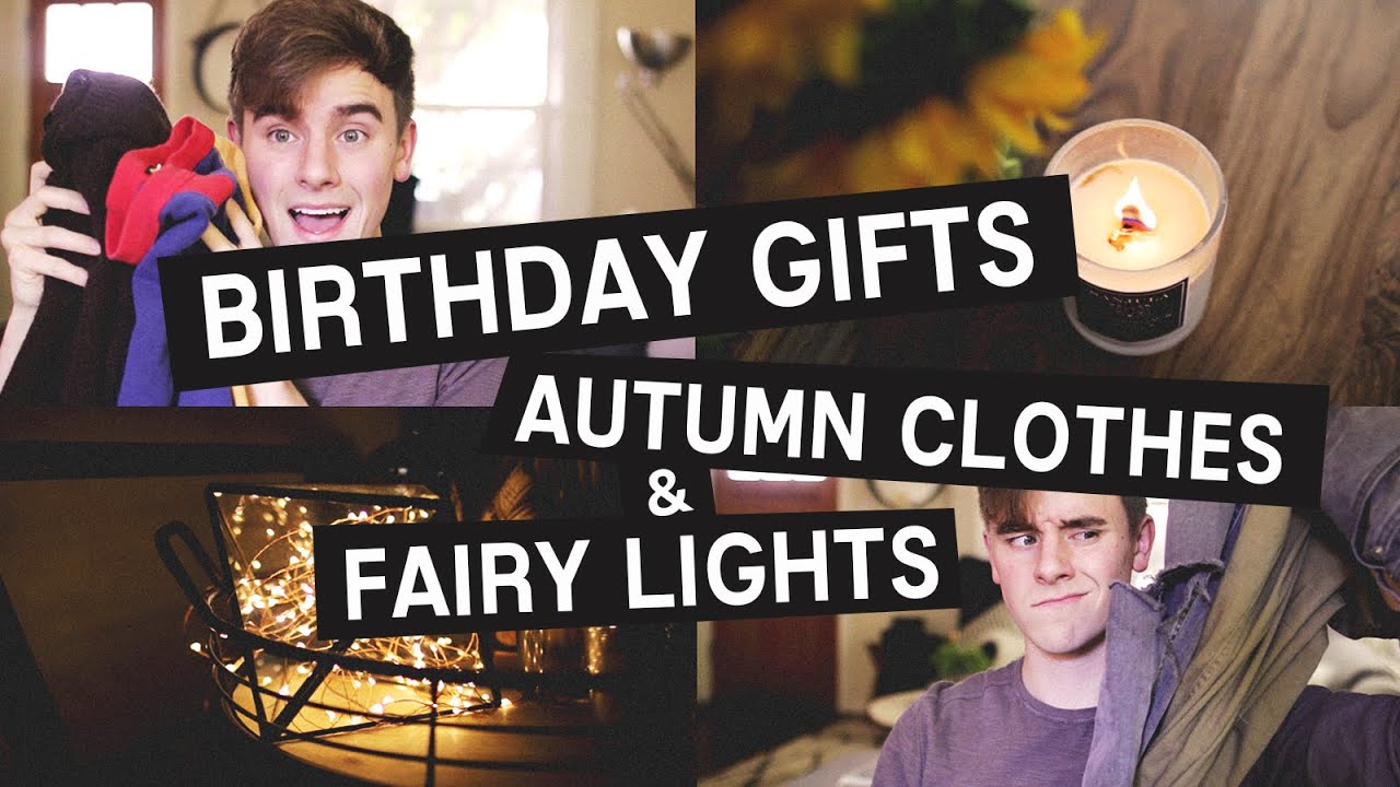 Birthday Gifts, Autumn Clothes & Fairy Lights