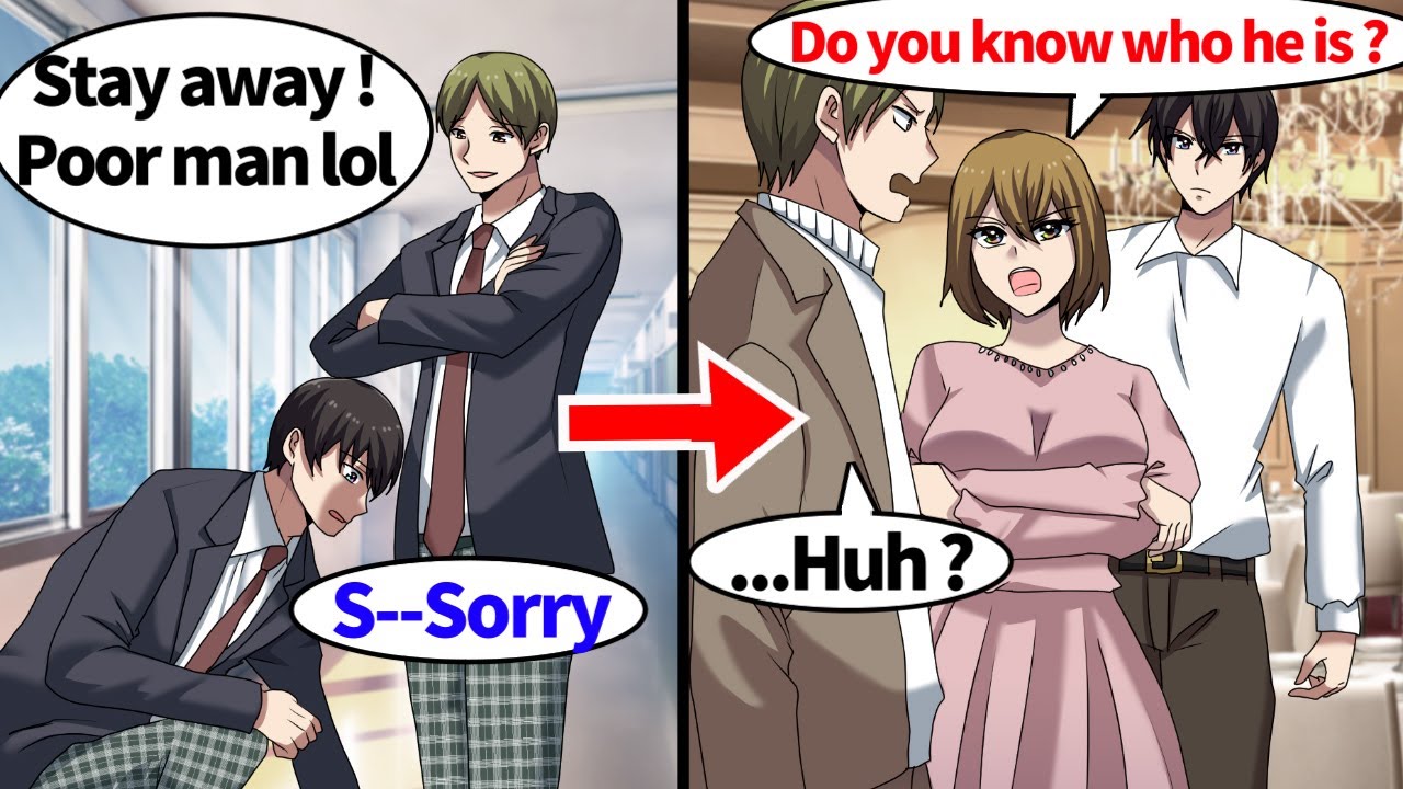 【Manga】My classmate made fun of me for being poor in high school. We met again at the reunion and...
