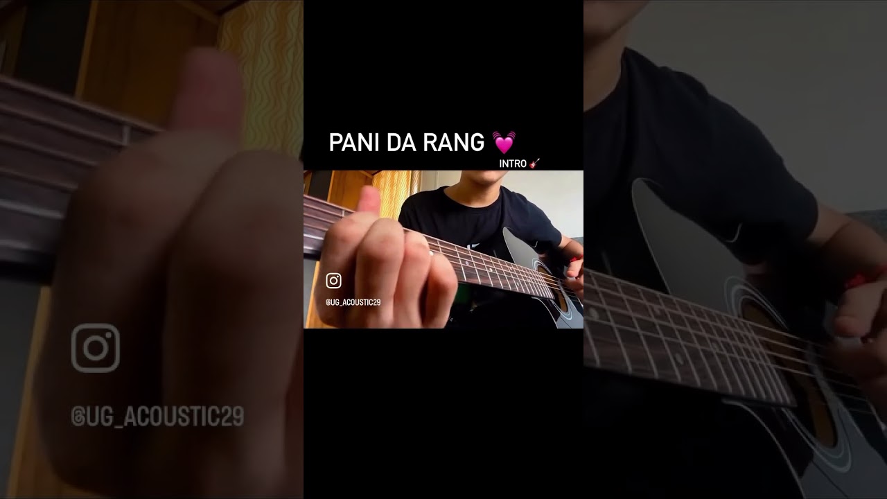 &ldquo;Pani Da Rang &ndash; Intro Guitar Tabs | Easy Acoustic Guitar Cover&rdquo;