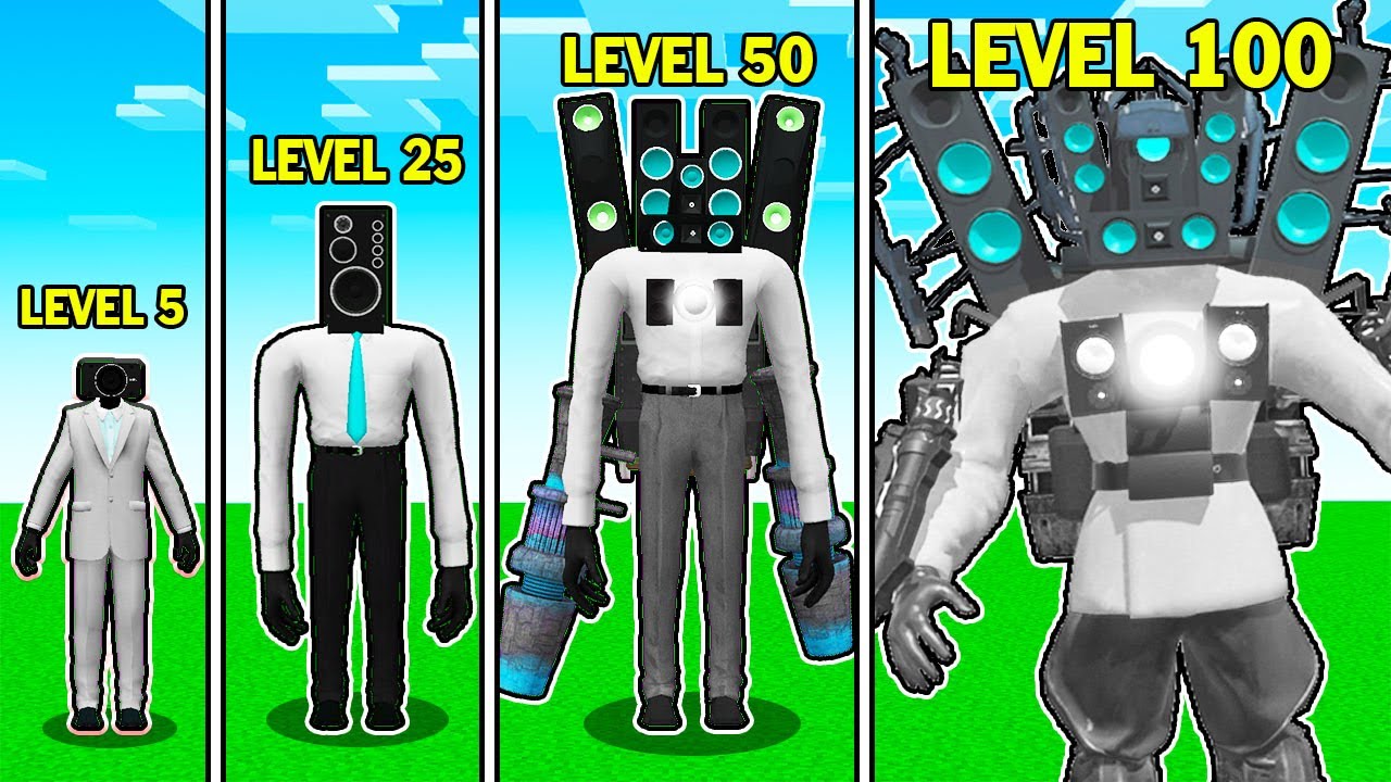 TITAN SCIENTIST SPEAKERMAN SEVİYELERİ - 😱 Minecraft