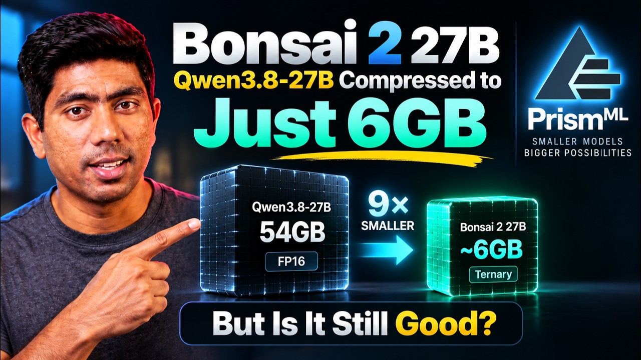 Bonsai 2 27B: Qwen3.8-27B, сжатая до 6 ГБ &mdash; но хороша ли она?