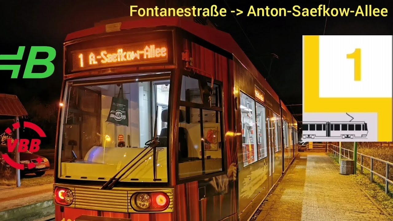 Mitfahrt || Siemens MGT6D || Linie 1 Brandenburg an der Havel || Prototyp