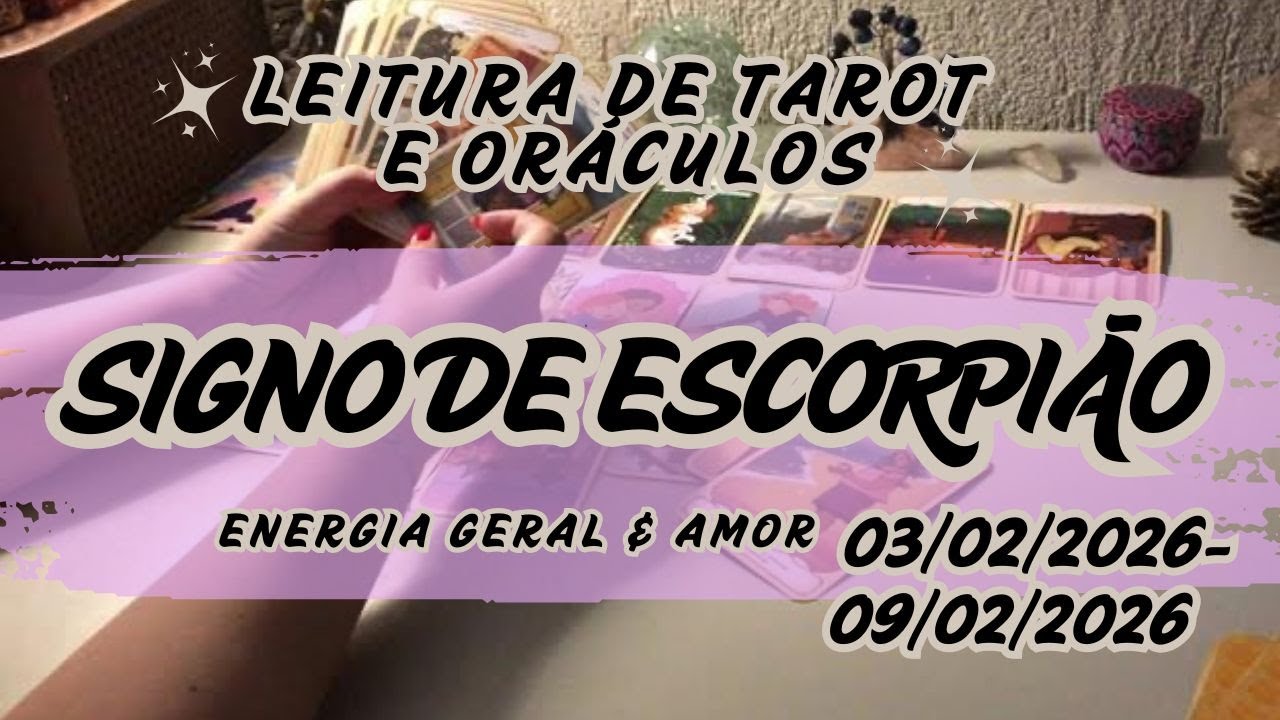 💌ESCORPIÃO: Confie na sua intuição e nos sinais. Alguém do passado volta a se aproximar✔️
