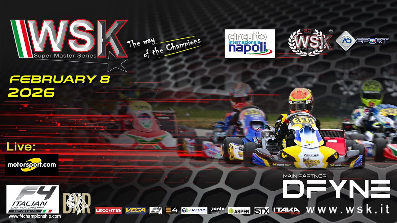 WSK SUPER MASTER SERIES - ROUND 2