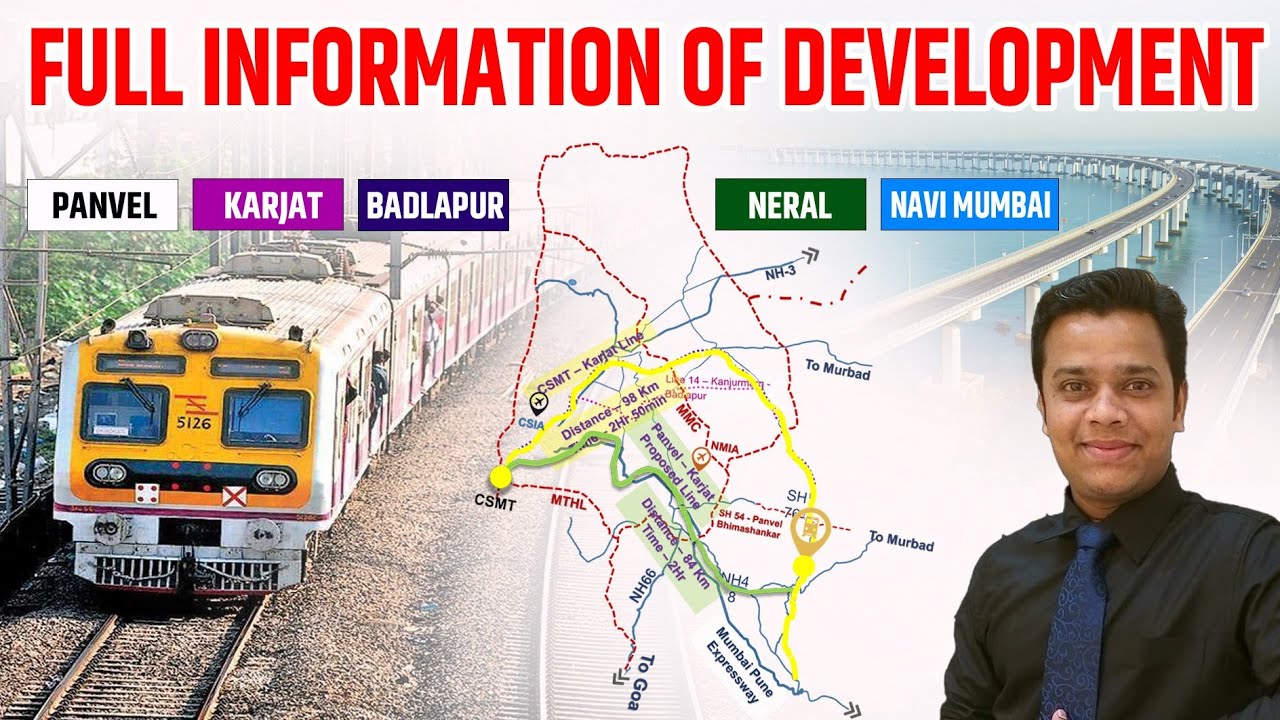 Panvel karjat local train work & full information of development in badlapur | Neral | Navi Mumbai