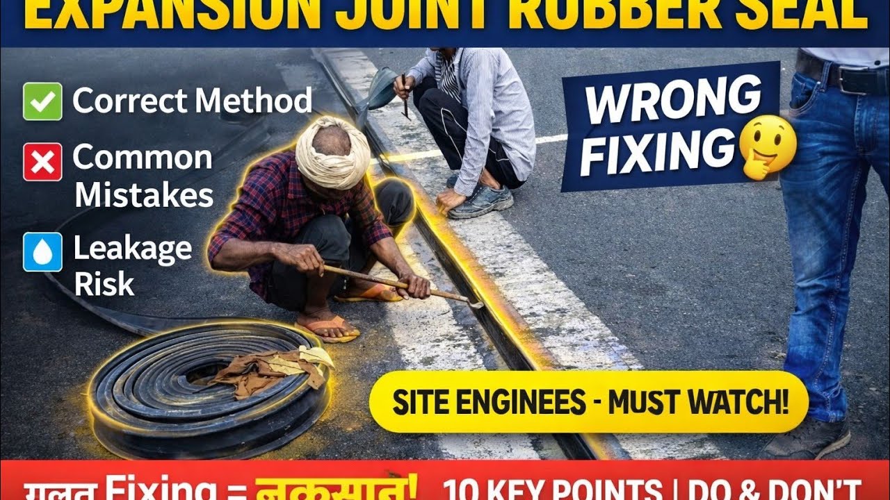 The Ultimate Guide to Expansion Joint Rubber Seal | Strip seal and modular joint fixing site video