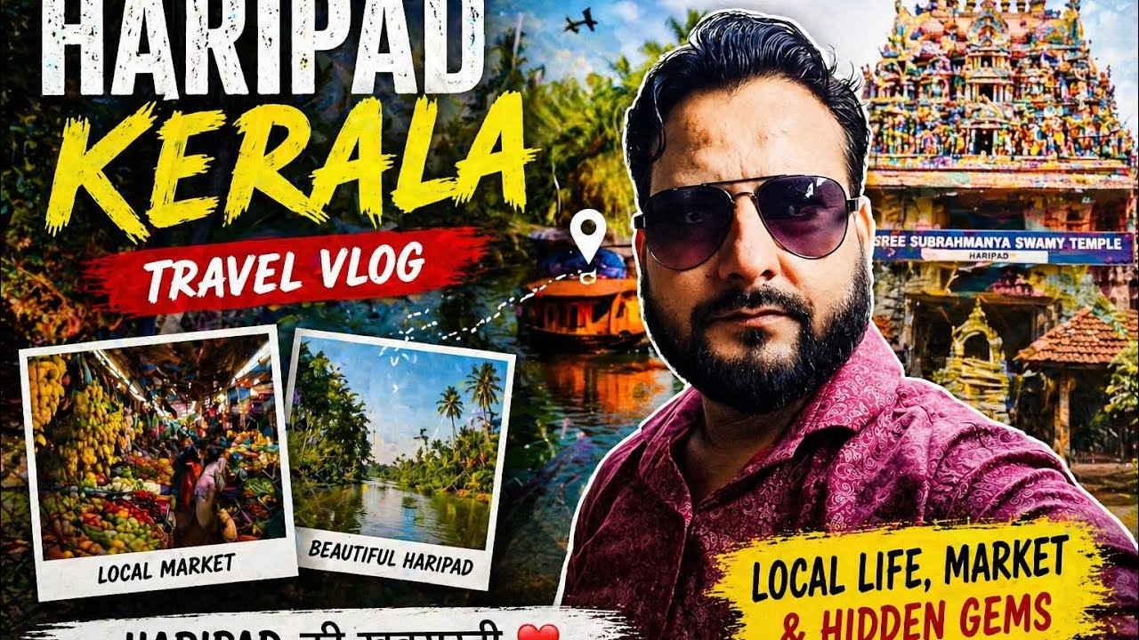 Haripad Kerala Vlog 🔥 | Local Market, Temple & Real Life Experience 😍@shahid vlogs all in one 