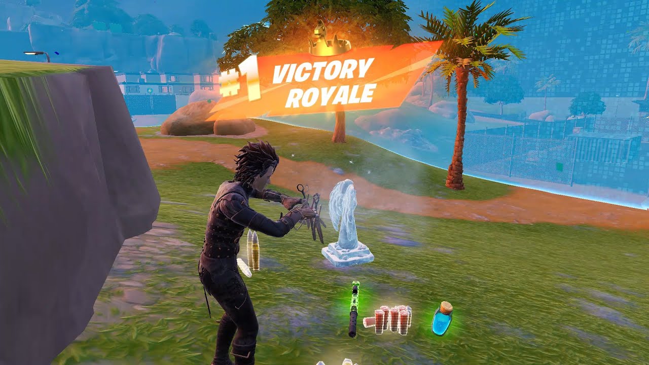 Fortnite Reload Surf City | Edward Scissorhands Gameplay