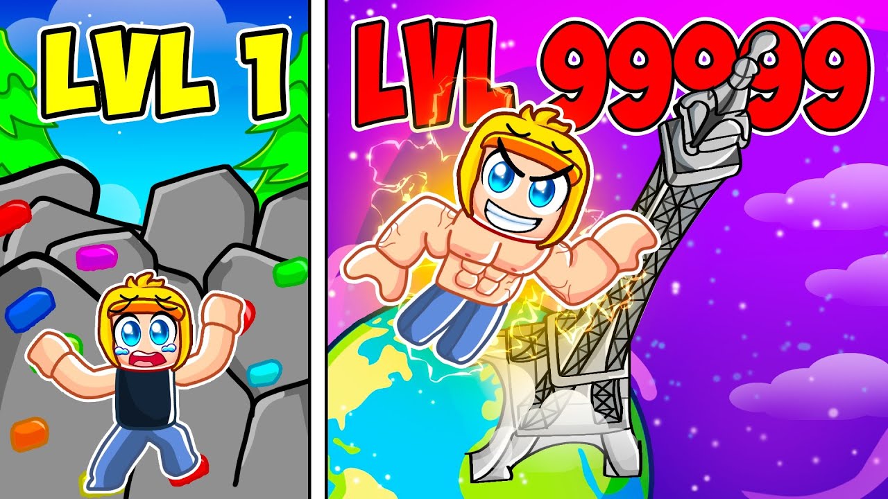 Climbing WORLD'S TALLEST Tower in Roblox Climbing Simulator!
