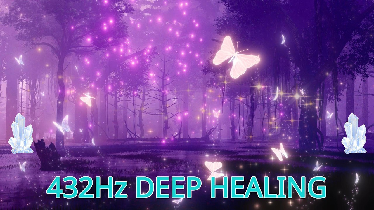 Enchanted Nights: 432Hz Crystal💎Cleansing ​Wash Away Heavy Energy | Trust the Flow ♡0🦋0♡
