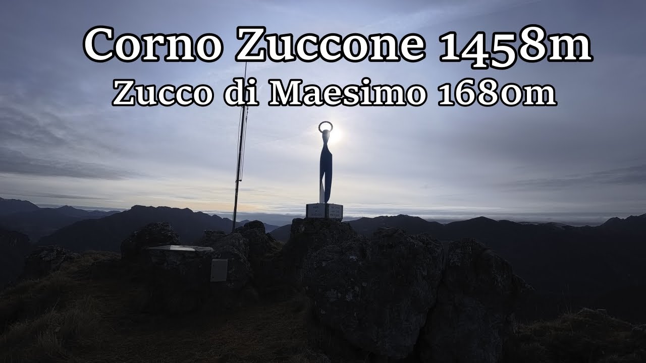 MADONNA DELLE CIME🙏Corno Zuccone 1458m e Zucco di Maesimo 1680m da Moggio #trekking Lombardia