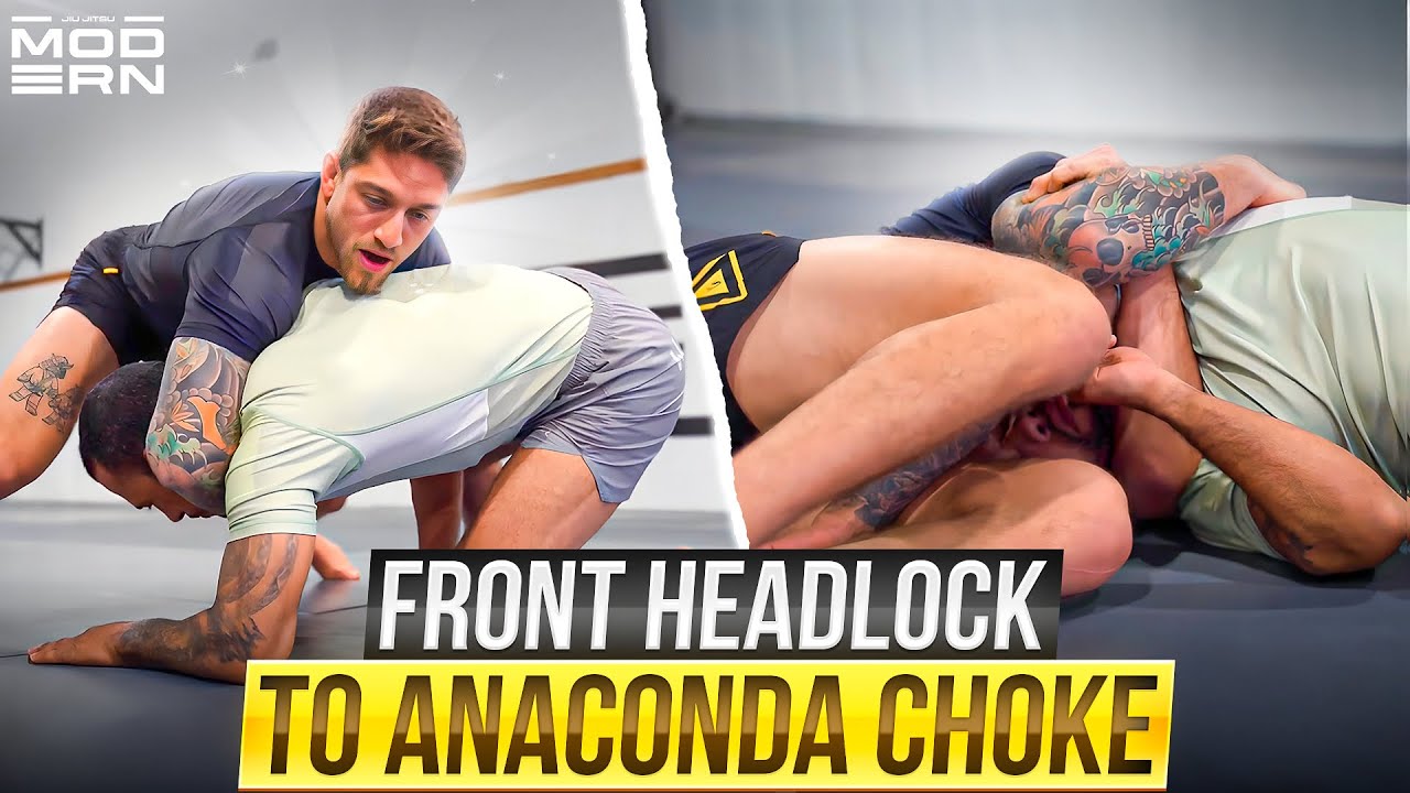 The OVER/UNDER Trap: From Front Headlock to Anaconda Choke FINISH [Jiu Jitsu Breakdown]