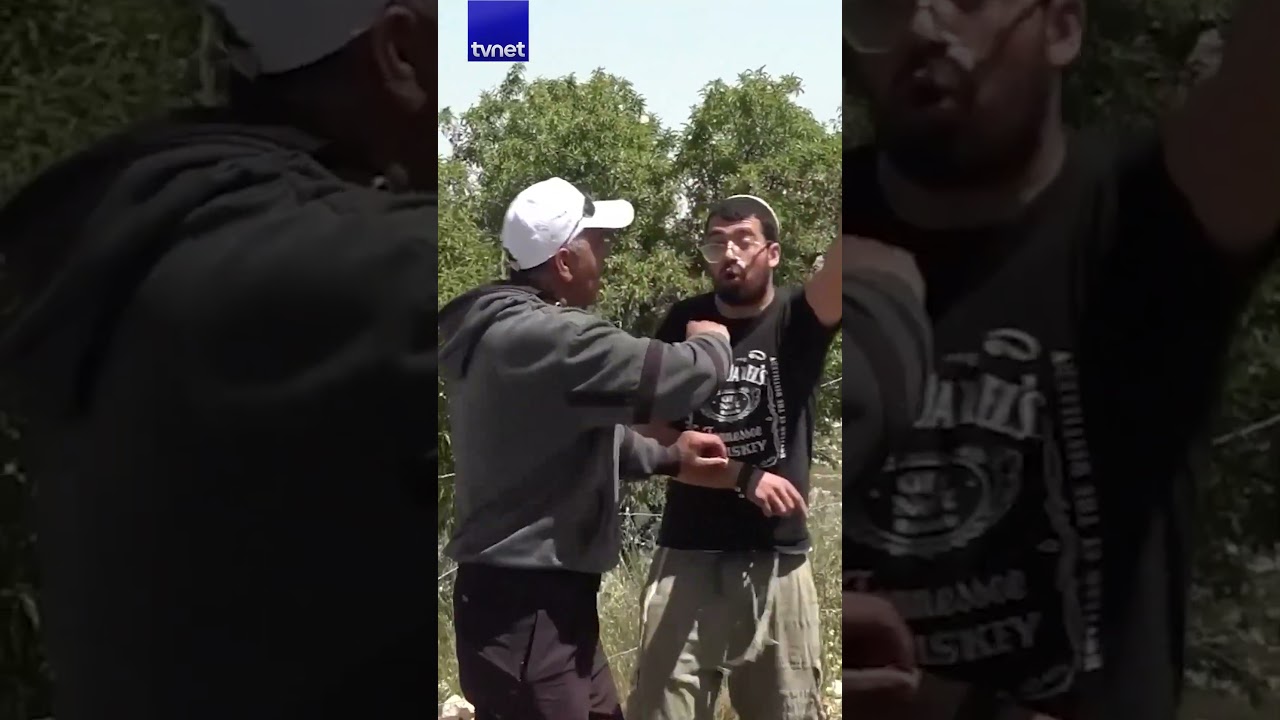 Batı Şeria&rsquo;da silahlı işgalcilere karşı durdular: Evlerini korudular! #batışeria #filistin #israil