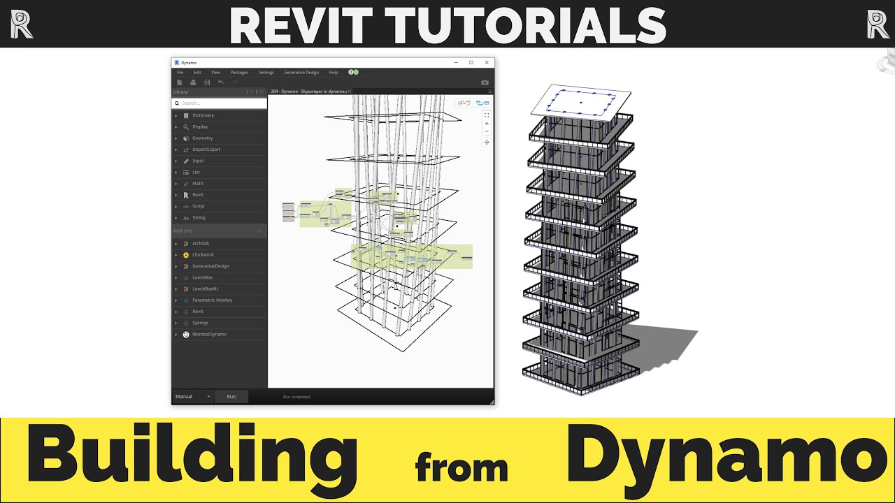 Skyscraper in Dynamo | Generate Building by Dynamo