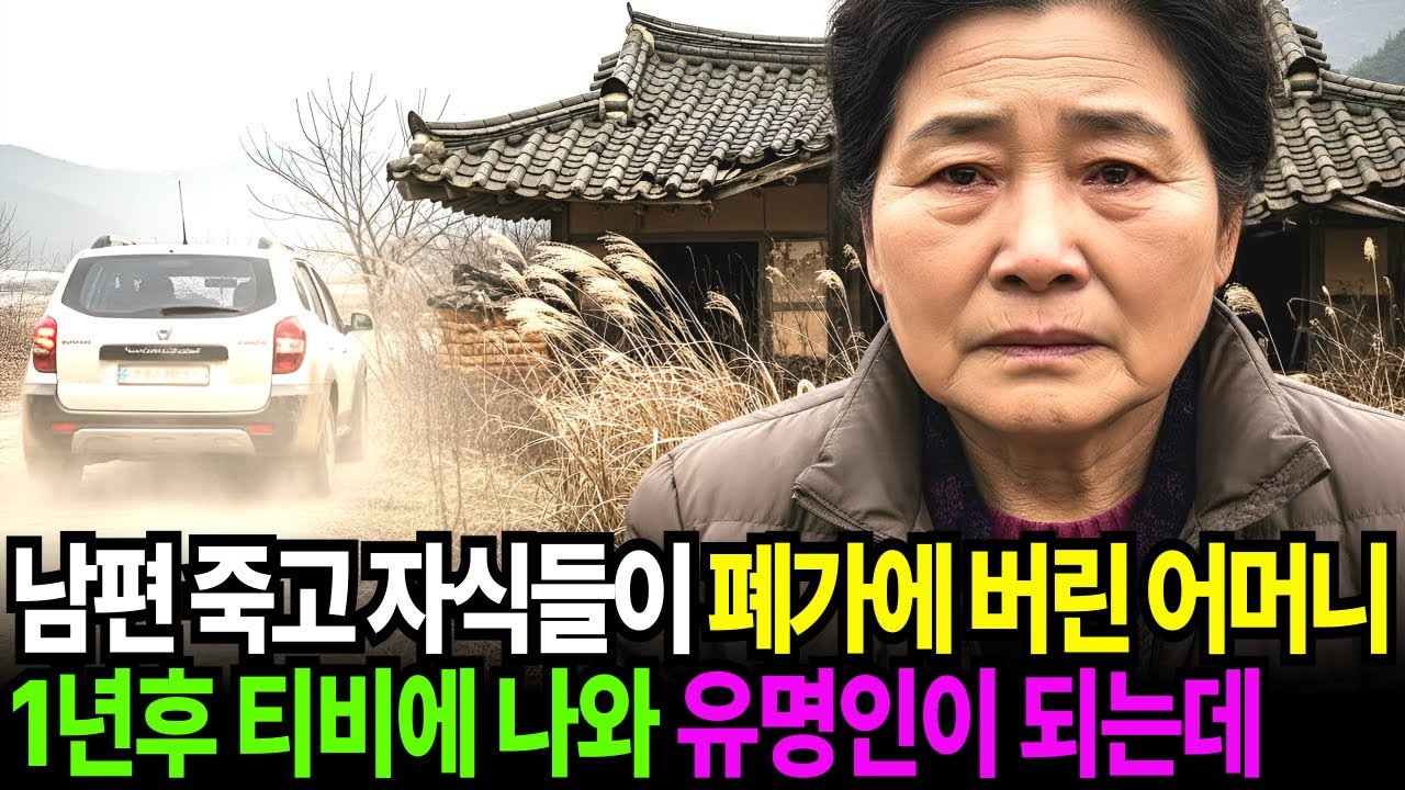 남편 죽고 자식들이 재산 다 뺏고 폐가에 버린 어머니, 1년후 티비에 나와 유명인이 되는데...| 시니어사연 | 감동사연 | 오디오북