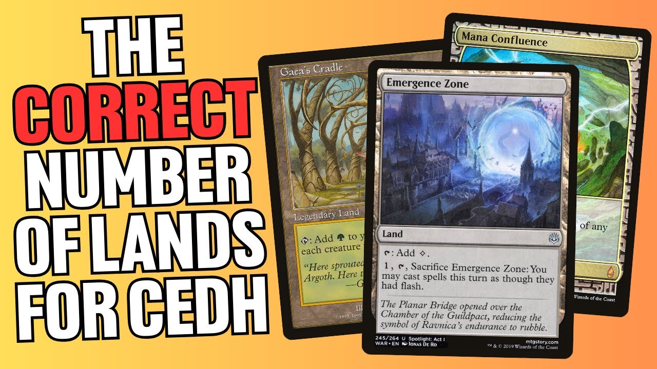 Объективно правильное количество земель для игры в cEDH | Land Count EDH MAMTG #cEDH | MTG